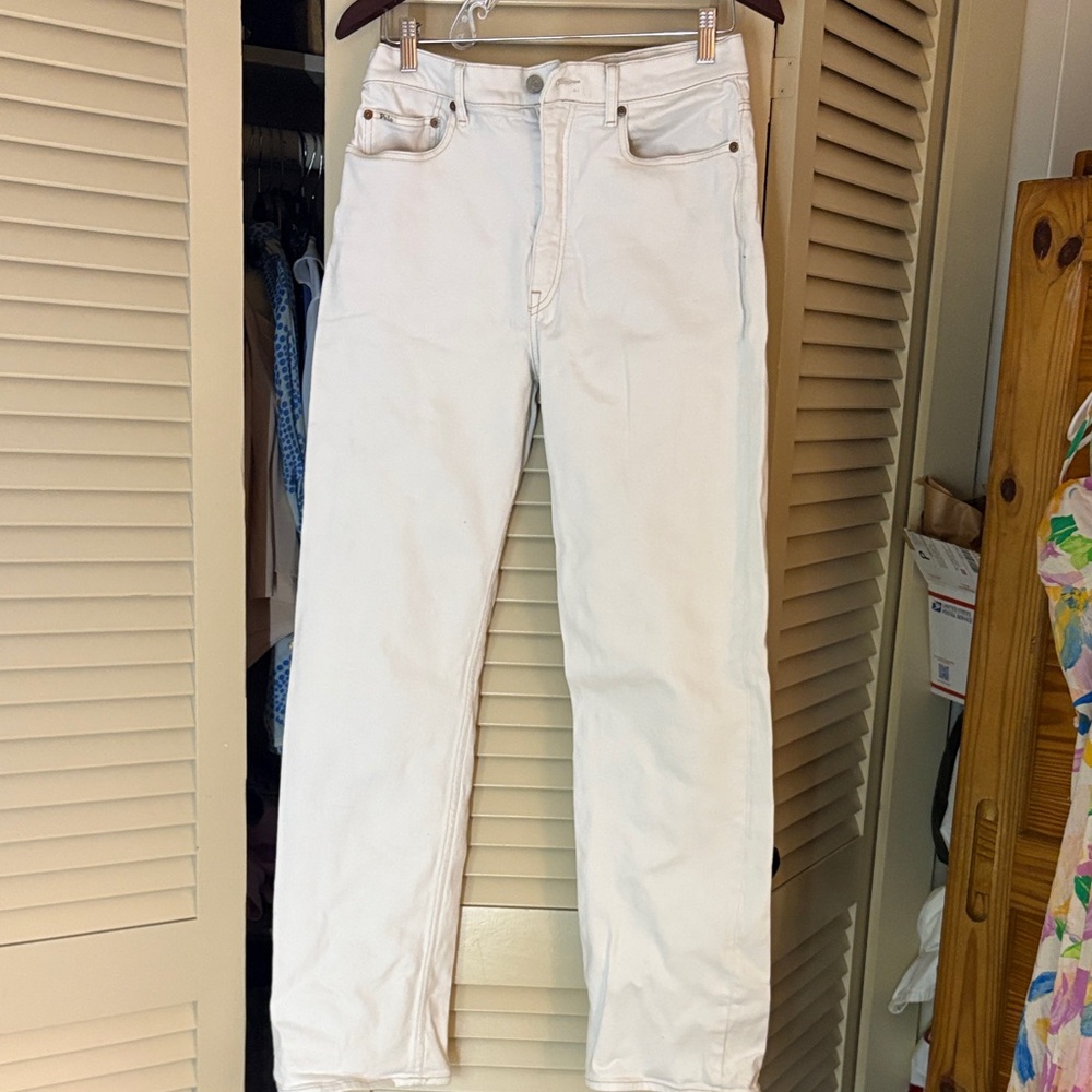 Ralph Lauren Men's Straight White Jeans